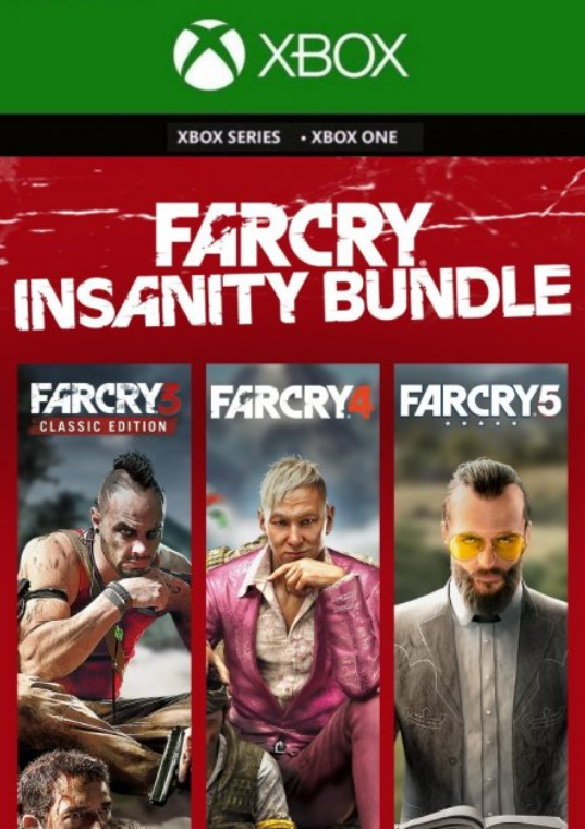 FAR CRY INSANITY BUNDLE (3+4+5)✅(XBOX ONE, X|S) КЛЮЧ🔑