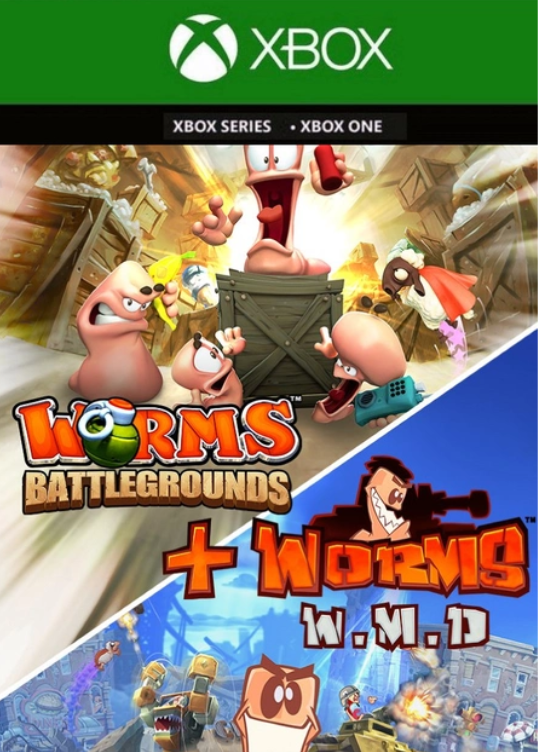 WORMS BATTLEGROUNDS + WORMS W.M.D ✅XBOX КЛЮЧ🔑