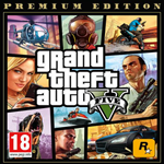 GTA 5 GRAND THEFT AUTO V PREMIUM ROCKSTAR КЛЮЧ