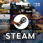 STEAM WALLET GIFT CARD $20 USD (US ACCOUNT)