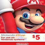 NINTENDO ESHOP CARD 5$ USD (USA)