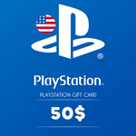 PLAYSTATION NETWORK PSN - 50$ USD (USA)