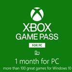 XBOX GAME PASS 1 (ПК) МЕСЯЦ (PC/ПРОДЛЕНИЕ) КЛЮЧ