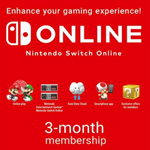 NINTENDO SWITCH ONLINE GIFT CARD 3 МЕСЯЦА (USA)