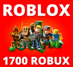 ROBLOX GIFT CARD - 1700 ROBUX КОД ДЛЯ ВСЕХ РЕГИОНОВ