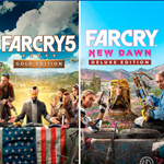 FAR CRY 5 GOLD + FAR CRY NEW DAWN DELUXE XBOX КЛЮЧ