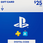 PLAYSTATION NETWORK PSN - 25$ USD (USA)