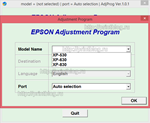 Adjustment program XP-530, XP-630, XP-830 - изображение № 4