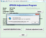 Adjustment program Epson WF-3720, WF-3725 (Сброс)