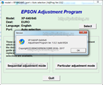 Adjustment program Epson XP-540, XP-640, XP-645 (Сброс)