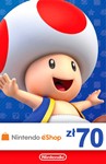 Nintendo eShop Store Poland: Карта оплаты 70zl
