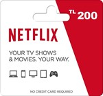 ПОДАРОЧНАЯ КАРТА NETFLIX 70/75/100/200/250TL ЛИР ТУРЦИЯ - изображение № 3