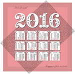 Векторные календари на 2016, 2017, 2018 годы