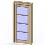 Дверной блок 001 (Каталог 3D-Уроки по SolidWorks)
