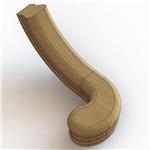 Волюта 002 (левая) (Каталог 3D. Уроки по SolidWorks)