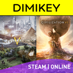 Civilization 6 + 5  ОНЛАЙН [STEAM]