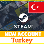 ⭐️ Новый аккаунт Steam (????????Турция)+СМЕНА ПОЧТЫ $БОНУС