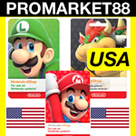 ⭐️????????Nintendo eShop Gift Card КОД 10-500$ США USA / US