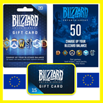 ⭐️ПОДАРОЧНЫЕ КАРТЫ⭐???????? Battle.net 20-200 EUR Европа EU