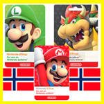 ⭐️ВСЕ КАРТЫ⭐????????Nintendo eShop Gift Card 250-2000 NOK