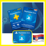 ⭐️ВСЕ КАРТЫ⭐???????? PSN 20-300 EURO (Сербия) PlayStation
