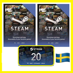 ⭐️СТИМ КАРТЫ⭐???????? Sweden STEAM GIFT КОД Швеция EURO - изображение № 4