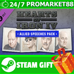 ⭐️ Hearts of Iron IV: Allied Speeches Music Pack STEAM