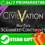 ⭐️ Civilization V - Scrambled Continents Map Pack