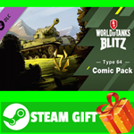 ⭐️ World of Tanks Blitz - Type 64 Comic Pack STEAM - изображение № 2