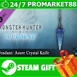 ⭐️ Monster Hunter World Iceborne Pendant Azure Crystal