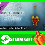 ⭐️ Monster Hunter World Iceborne Pendant Ruby Kulve Hea