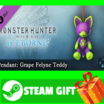 ⭐️ Monster Hunter World Iceborne Pendant Grape Felyne T