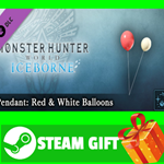 ⭐️ Monster Hunter World Iceborne Pendant Red White Ball