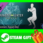 ⭐️ Monster Hunter: World - Gesture: Squat Day STEAM