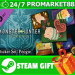 ⭐️ Monster Hunter: World - Sticker Set: Poogie STEAM