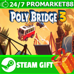 ⭐️ВСЕ СТРАНЫ+РОССИЯ⭐️ Poly Bridge 3 Steam Gift