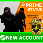 CS GO 2 PRIME STATUS НОВЫЙ STEAM АККАУНТ КС ГО 2 ПРАЙМ