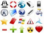 Набор Новых красивых иконок png для Windows XP и Vista