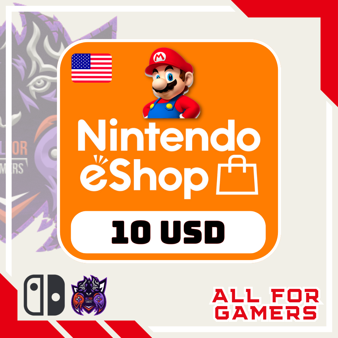 💢 Nintendo Карта eShop 10$ США 🇺🇸🛒