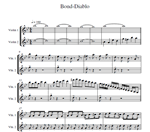BOND 'DIABLO' (ноты скрипичный дуэт)