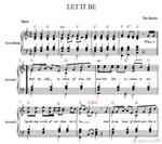 LET IT BE'' THE BEATLES нотя для аккордеона,баяна