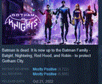 Gotham Knights STEAM KEY GLOBAL+РОССИЯ СТИМ ЛИЦЕНЗИЯ