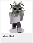 MINECRAFT  Moss Mask  СКИН  КОД  ПРЕДМЕТ +