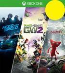 Семейный набор от EA (NFS, PvsZ 2, Unravel) XBOX Ключ