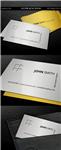 Austere Metal Design Business Card - изображение № 2