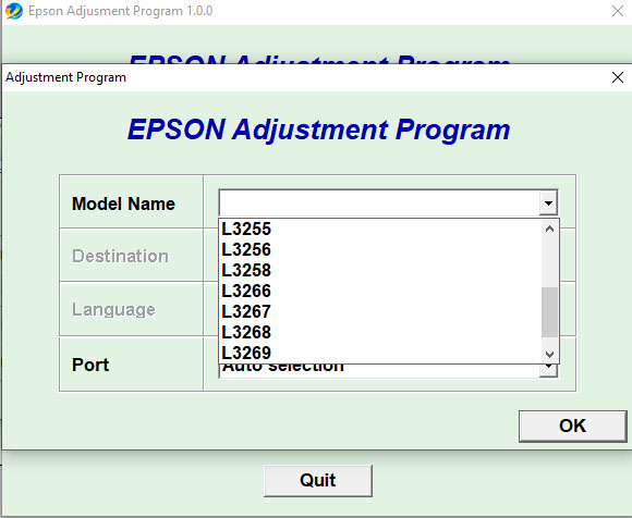 Сброс Epson L3258 L1218 L1259 L3218 L3258 L3269