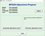 Сброс Epson L3100 Adjustment Program