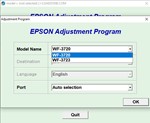 Сброс Epson WF3720 WF3723 Adjustment Program