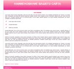 Одностраничный сайт-визитка - розовый