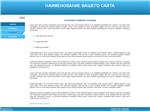 Сайт-визитка с вертикальным меню (синий)